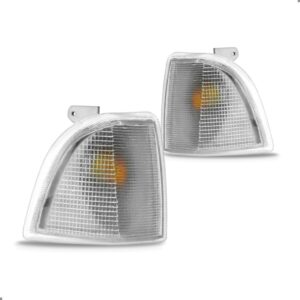 Par Lanterna Dianteira Del Rey 1985 A 1992 Cristal Ambos Lados