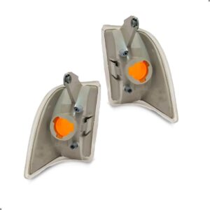 Par Lanterna Dianteira Del Rey 1985 A 1992 Cristal Ambos Lados