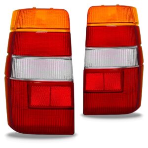 Par Lente Lanterna Traseira Fiorino 1986/97 Tricolor Oferta Tricolor