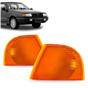 Par Sinaleira Seta Santana 1991 A 1995 Âmbar Lente Acrílico