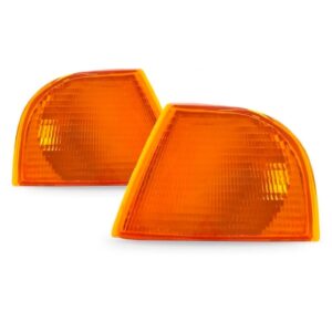 Par Sinaleira Seta Santana 1991 A 1995 Âmbar Lente Acrílico