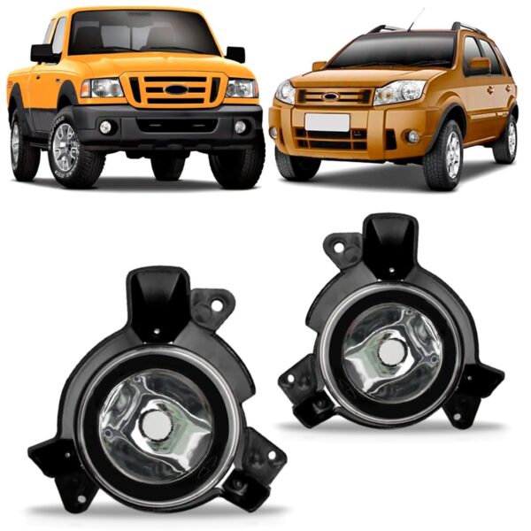 Par Farol Milha Auxiliar Ranger Ecosport 05 A 2009 C Suporte