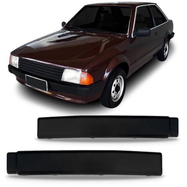 Par Almofada Parachoque Dianteiro Escort 1984 1985 1986