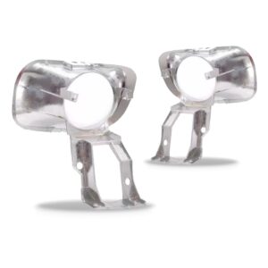 Par Suporte Farol Milha Palio 2001 2002 2003 Cromado Cromado