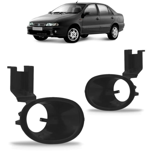 Par Moldura Aro Farol Milha Brava  E Marea 98 A 2003 Primer Primer