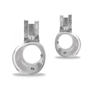 Jogo Suporte Farol Milha Marea Brava 98 99 00/2003 Cromado Cromado Ambos Os Lados