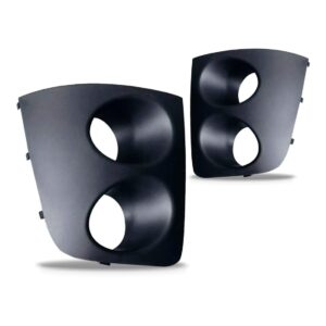 Jogo Moldura Farol Milha Palio Adventure 2004/2008 Com Furo Preto