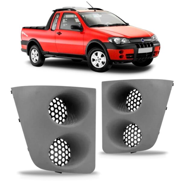 Jogo Moldura Milha Palio Adventure 04/2008 Primer Sem Furo Primer