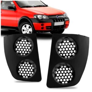 Par Moldura Milha Palio Adventure 04/08 S/furo Preto Oferta Preto Ambos Os Lados