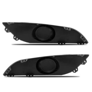 Par Tampa Farol Milha Vectra 2009 2010 2011 2012 Fechada - Preto - Ambos Os Lados