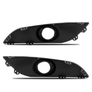 Par Moldura Milha Vectra 2009 2010 2011 2012 Com Furo Preto Ambos Os Lados