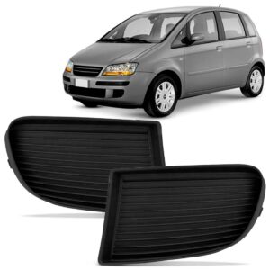 Jogo Moldura Milha Idea 2005 06 07 08 09 2010 Preto Sem Furo - Preto