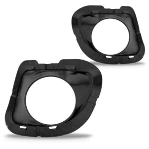 Par Moldura Milha Punto 07 2008/2012 Cromada Com Furo Oferta Cromado Ambos Os Lados