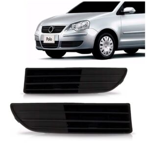 Jogo Moldura Milha Polo 2007 2008 2009 2010 2011 S/furo Pret Preto Ambos Os Lados