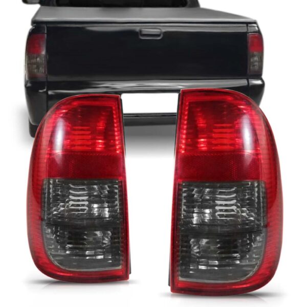 Par Sinaleira Traseira Saveiro Giii 1999 00 01 Á 2005 Fume Vermelho