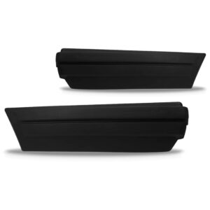 Par Ponteira Parachoque Traseiro Gol 1984 1985 1986 Preto