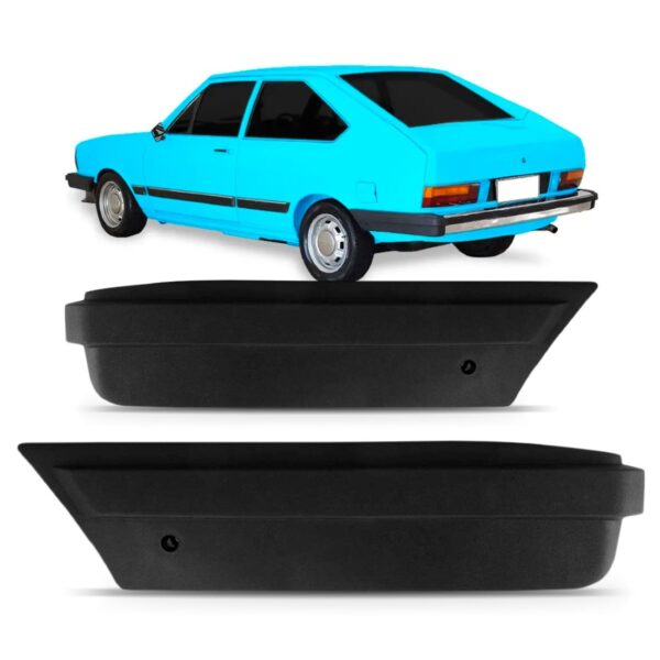 Par Polaina Parachoque Traseiro Passat 1983 1984 1985 1986