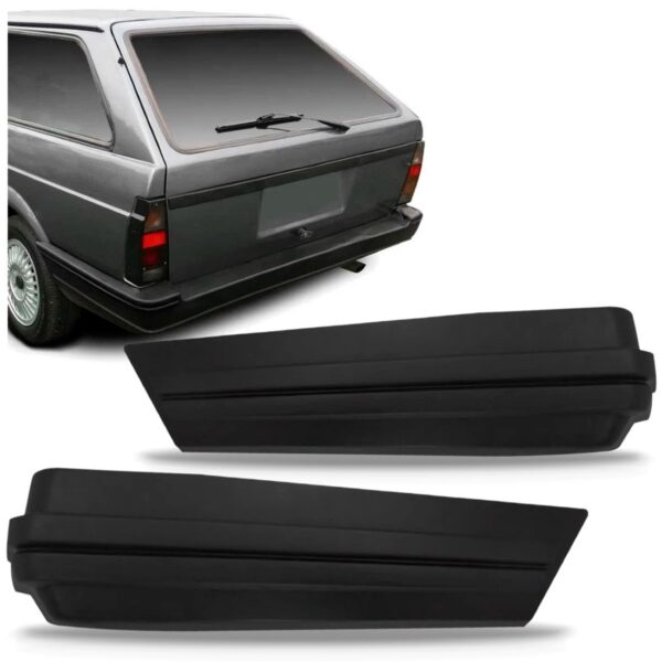 Par Polaina Do Parachoque Traseiro Parati 1984 1985 1986