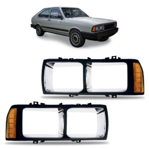 Par Aro Farol Passat 1983 A 1988 Duplo Cromado