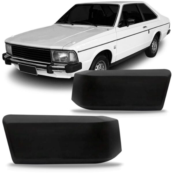 Par Polaina Parachoque Dianteiro Corcel Ii Luxo 78 A 84 Pto