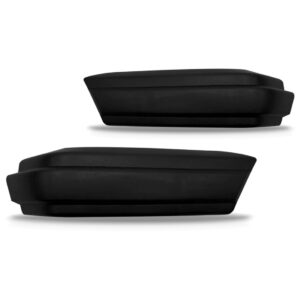 Par Ponteira Parachoque Dianteiro Escort 1983 A 1986 Preta