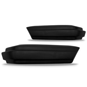 Par Polaina Parachoque Traseiro Escort 1983 A 1986 Preta