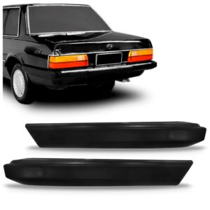 Par Ponteira Parachoque Traseiro Del Rey 1980 A 1985 Preto