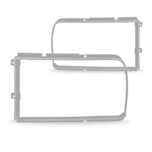 Par Aro Moldura Farol Corcel Ii 1978 79 80 81 A 1984 Pintura