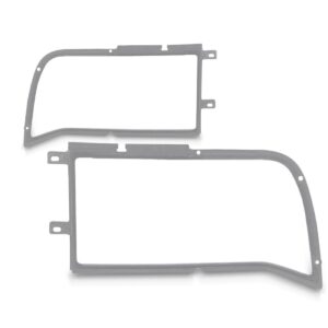 Par Aro Moldura Farol Corcel Ii 1978 79 80 81 A 1984 Pintura