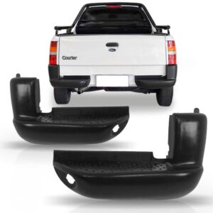 Par Polaina Parachoque Traseira Ford Courier 1997 1998 1999
