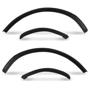 Par Alargador Vão Roda Traseiro Ecosport 2003 A 2012 Preta