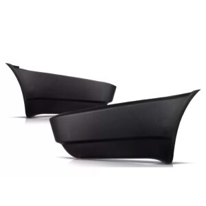 Par Ponteira Parachoque Traseiro Fiorino 1994 A 2002 Preto