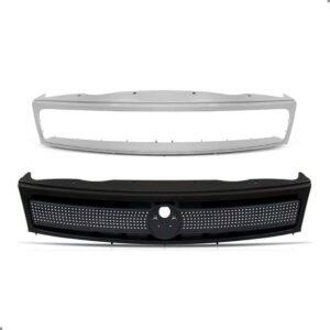 Tela Frontal Palio 2004 A 2011 Com Emblema E Moldura Cromada Plástico