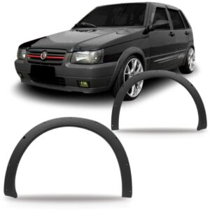 Par Alargador Vão Roda Dianteiro Uno Way 04/10 Preto Oferta