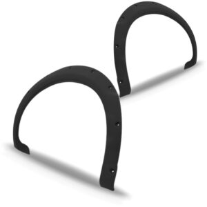 Par Alargador Vão Roda Traseiro Uno Way 2004 A 2010 Preto