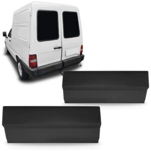 Par Moldura Porta Traseira Fiorino 1991 A 94 95 1996 Preta