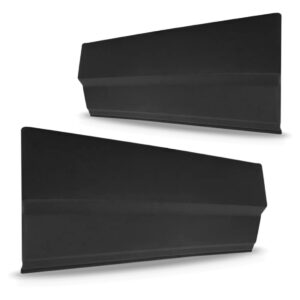 Par Moldura Porta Traseira Fiorino 1991 A 94 95 1996 Preta