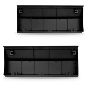 Par Moldura Porta Traseira Fiorino 1991 A 94 95 1996 Preta