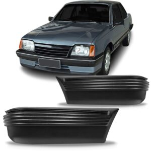 Par Ponteira Parachoque Dianteiro Monza 1983 84 A 1990 Preto