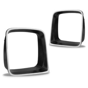 Par Aro Moldura Farol Chevette 1981 A 1982 Preto C/ Garantia