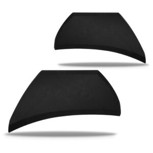 Par Polaina Parachoque Traseiro Opala 1980 81 A 1984 Preto