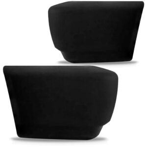 Par Ponteira Parachoque Traseiro D20 1985 86/99 Preto Oferta