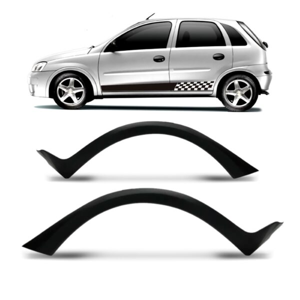 Par Alargador Vão Roda Traseiro Corsa Hatch 2003/2012 Oferta