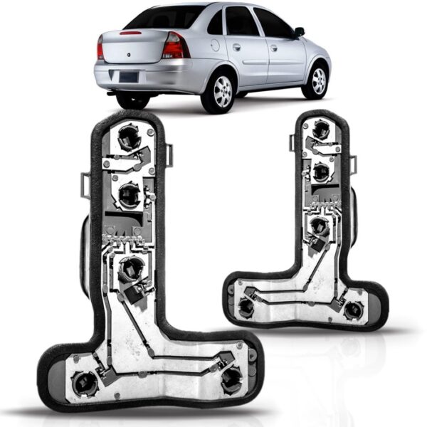 Par Circuito Sinaleira Traseira Corsa 2000 2001 Á 2009 4p