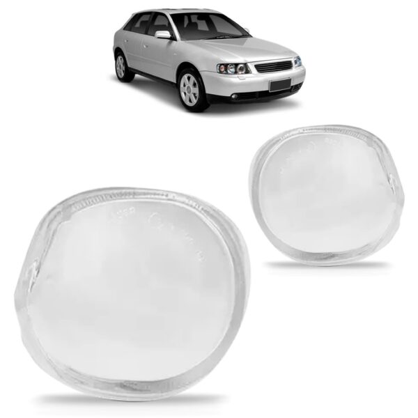 Par Lente Farol Milha Auxiliar Audi A3 2001 02 03 04 05 2006