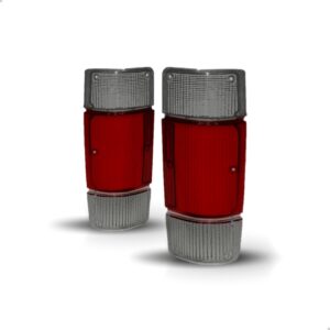 Par Lente Lanterna Traseira D20 1985 Á 1996 Fumê