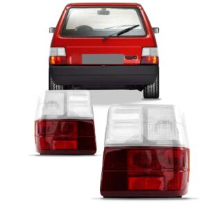 Par Sinaleira Traseira Uno 1985 86 87 A 03 Plastico Bicolor