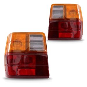 Par Lente Da Lanterna Uno 1984 A 2003 Tricolor Acrilico Tricolor