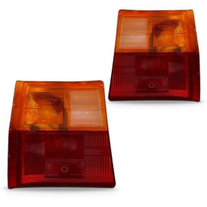 Par Lente Da Lanterna Uno 1984 A 2003 Tricolor Acrilico Tricolor