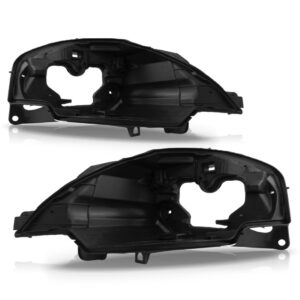 Par Carcaça Farol Citroen C3 2003 Á 2012 Elétrico